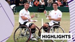 Hewett & Reid retain wheelchair doubles title