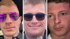 Three men who died in car crash near Falkirk named