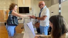 French turnout high as far right aims for power in key vote