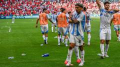 Morocco beat Argentina in game marred by crowd trouble