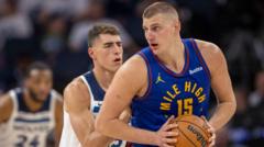 Jokic-inspired Nuggets win to peg back Timberwolves