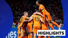 Highlights: Netherlands come from behind to beat Turkey