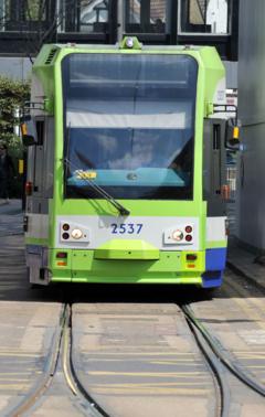 Croydon trams damaged by unknown debris on track