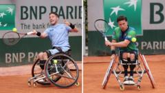 Hewett & Reid set up Roland Garros singles quarter-final
