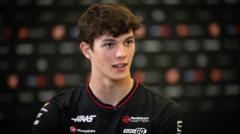 British teenager Bearman joins Haas for 2025