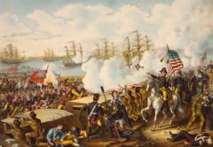 Un ilustración de la guerra de EE.UU. por Nueva Orleans