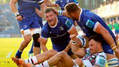 Leinster back up to second with big win over Ospreys