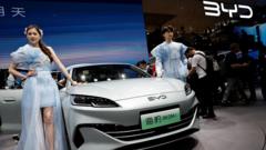 Tesla China rival BYD sees profits and sales fall