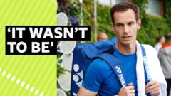 Murray 'disappointed' not to play Wimbledon singles