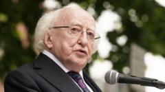 Do not ask victims to move on - Irish president