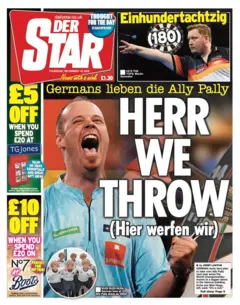 The headline on the front page of the Daily Star read: