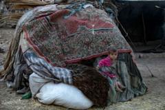 Сириядагы качкындар лагериндеги жашоо
