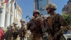 Soldiers surround Bolivian presidential palace in attempted coup