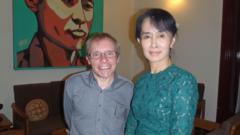 Aung San Suu Kyi and Sean Turnell