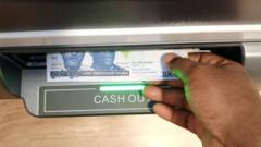 New naira note inside ATM for Lagos