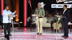 Debat capres: Anies serang 'ratusan ribu hektare lahan milik Prabowo', tiga capres angkat isu Palestina