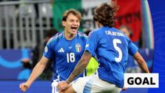 ‘Brilliant hit’ – Barella fires Italy ahead against Albania