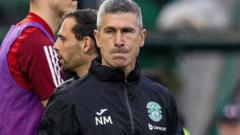 Montgomery sacked as Hibs head coach