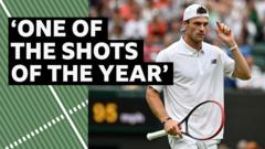 'One of the shots of the year' - Paul pulls off spectacular volley