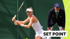 'Relaxed' Dart wins first set against Wang