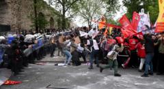 1 Mayıs'ta Taksim'e gitmek isteyen 217 kişi gözaltına alındı