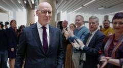 New SNP leader Swinney vows fresh chapter for party