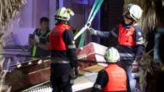 Hunt for survivors of Majorca building collapse