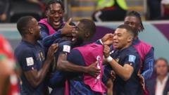 France team dey celebrate