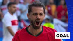 Silva scores Portugal opener against Turkey