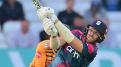 Willey demolishes Outlaws - T20 Blast round-up