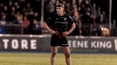 Saracens' Hartley out with significant knee injury