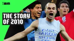 Luis Suarez, Andres Iniesta and Frank Lampard