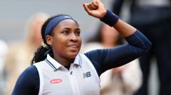 Gauff holds firm to reach French Open fourth round