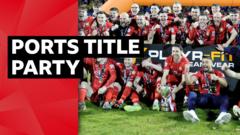 Watch: 'This is special' - Portadown celebrate title win at Shamrock
Park