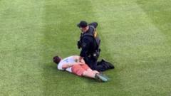 Protesters run onto field at Congressional Baseball Game
