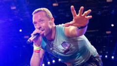 A-list stars turn out for ‘awesome’ Coldplay show