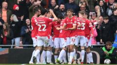 Wrexham play the support act in promotion sequel
