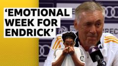 An emotional week for Endrick – Ancelotti