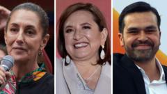 Arranca la campaña en México: quiénes son los 3 aspirantes a convertirse en el próximo presidente del país (que podría ser una mujer por primera vez en la historia)