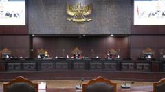 Sidang Panel MK terkait uji materi PKS atas aturan ambang batas UU Pemilu, Selasa (26/07). 