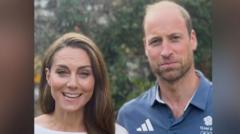 Prince William's hairy moment in Olympics video message