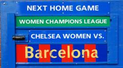 Stamford Bridge sold out for Women's Champions League semi-final