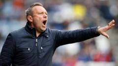 Boss Breitenreiter criticises Huddersfield players