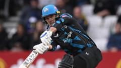 Roderick hits 152 as Derbyshire suffer first cup loss