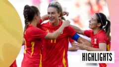 Spain beat Brazil as Marta sent off – highlights