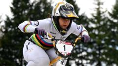 GB's Olympic BMX champion Shriever breaks collarbone