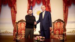 Ukrayna lideri Zelenskiy, Erdoğan ile görüştü