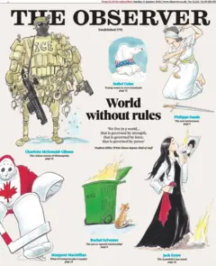 The headline on the front page of the Observer read:
