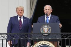 Donald Trump y Benjamin Netanyahu en Estados Unidos.