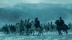 مشهد حربي من الفيلم